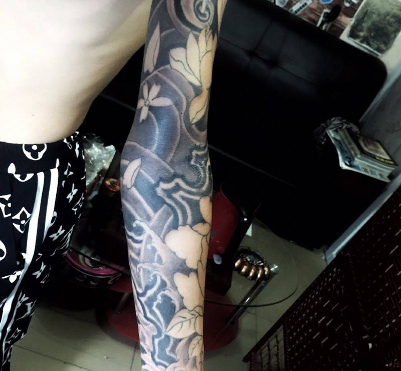 花臂纹身图片