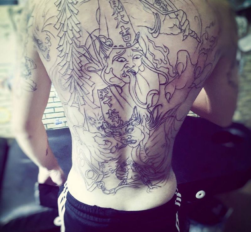 努力一定会有收获，踏踏实实做纹身，一定会得到大家的认可纹身图片