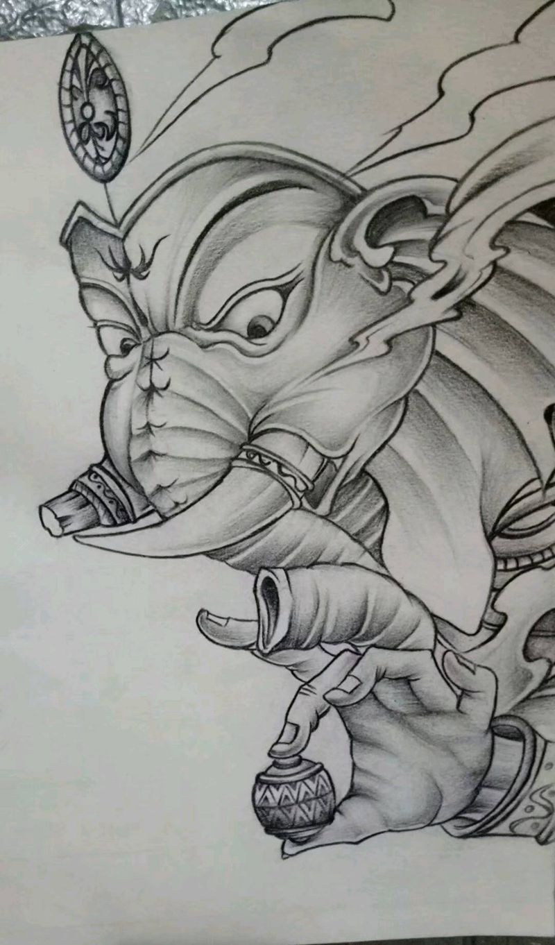 部分练习纹身图片_新传统纹身图案