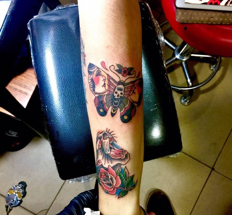 震精了，受不了纹身图片