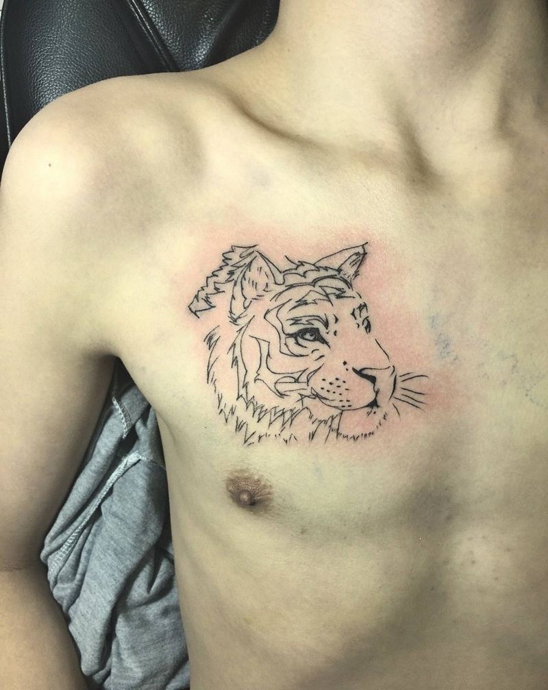 未完成纹身图片