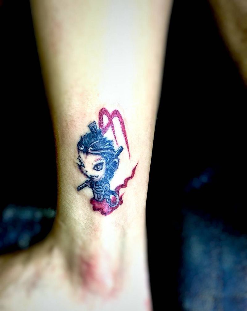 翔安来的美女，第一次纹身就干两，给力纹身图片