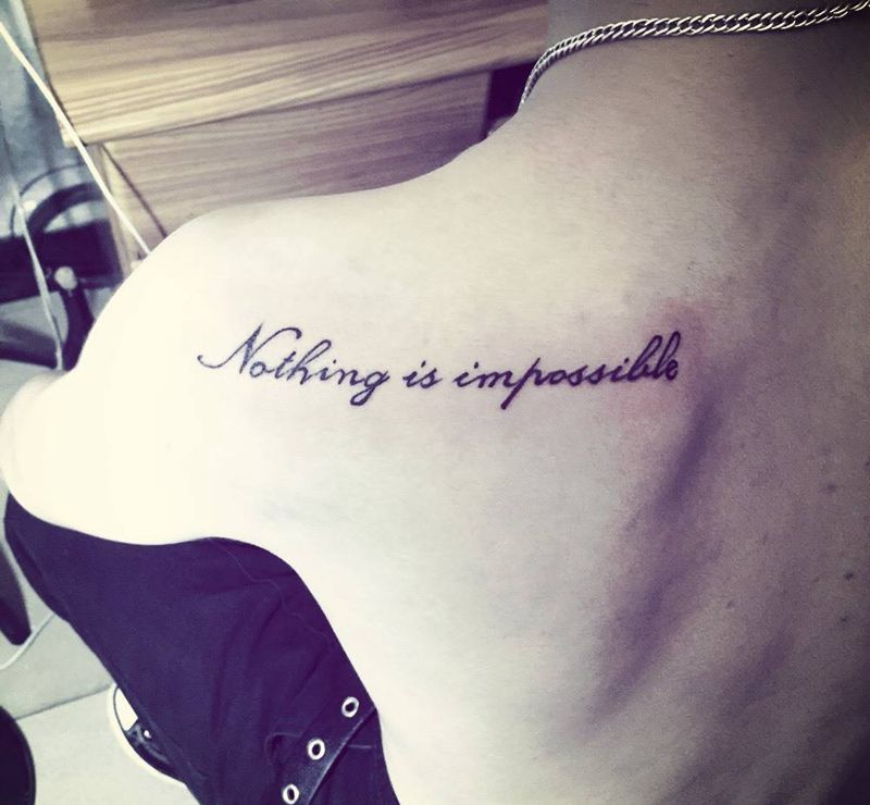 英文，店长纹身，做活动，纹身只收材料费，喜欢约起纹身图片