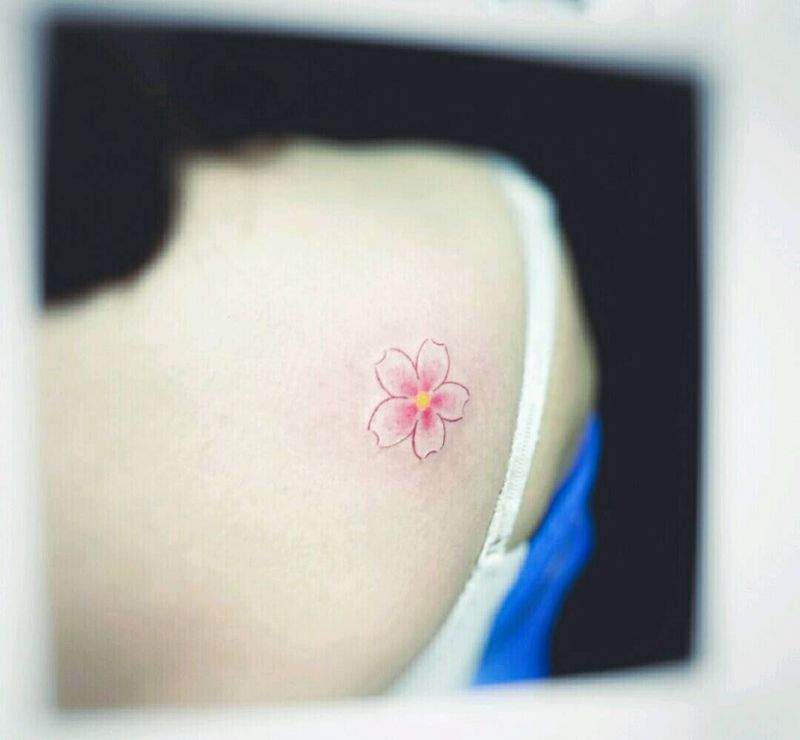 小清新纹身图片_传统清新植物静物成品纹身图案