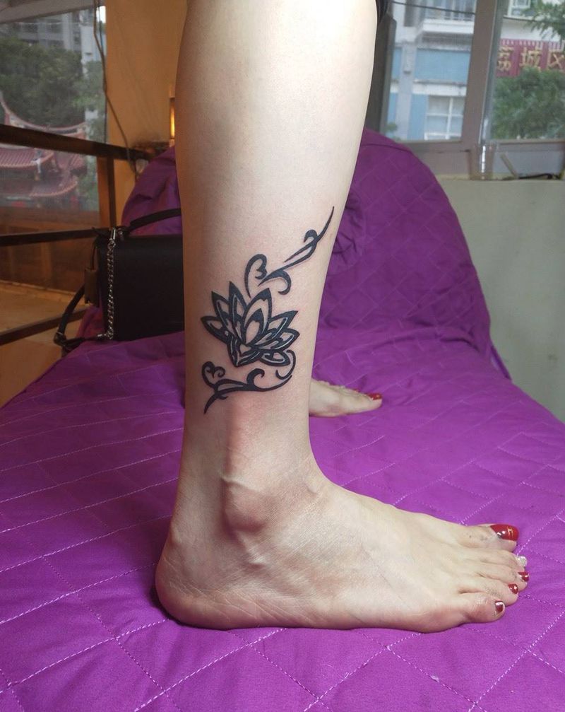 圖騰花纹身图片