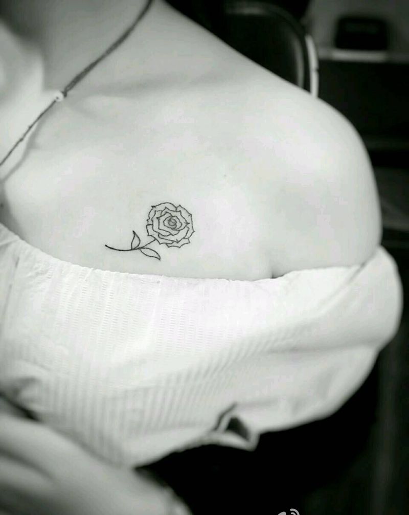 小清新纹身纹身图片_胸部手臂腿部清新动物人物静物原创成品手稿纹身图案