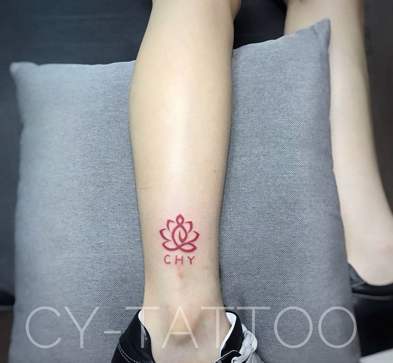 小清新纹身图片_原创成品欧美手臂腿部传统清新字符几何纹身图案