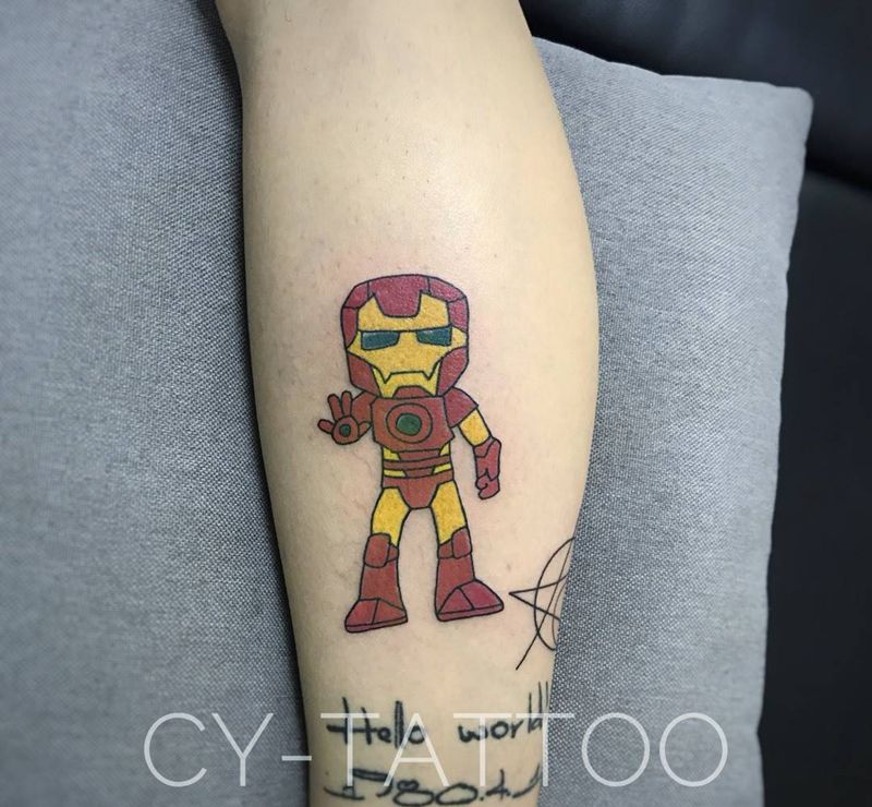 承载者儿子的画纹身图片_人物欧美清新几何成品手臂腿部肩部纹身图案