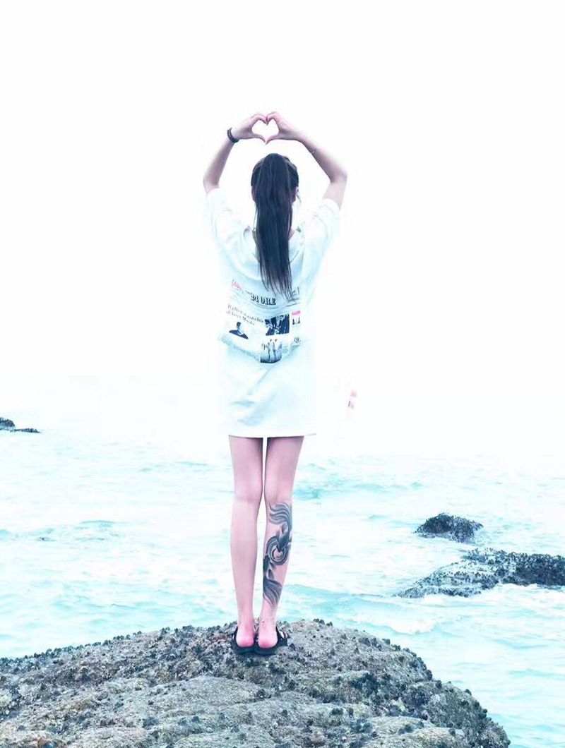 买家秀纹身图片_成品手稿手臂肩部腿部欧美国画传统清新原创纹身图案