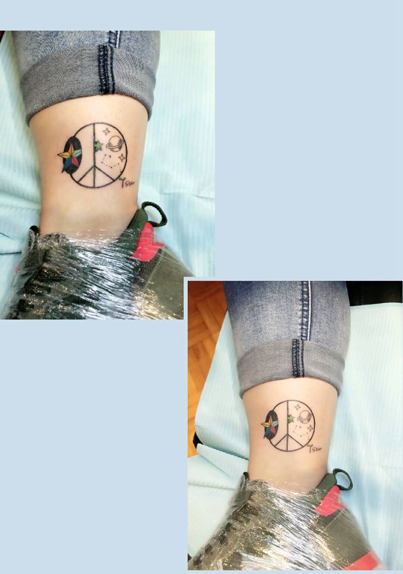 原创设计纹身图片_手臂欧美清新几何图腾原创成品纹身图案