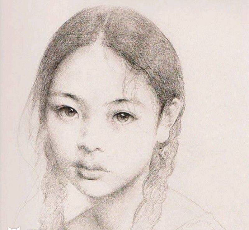 艾轩的素描纹身图片_成品手稿插画纹身图案