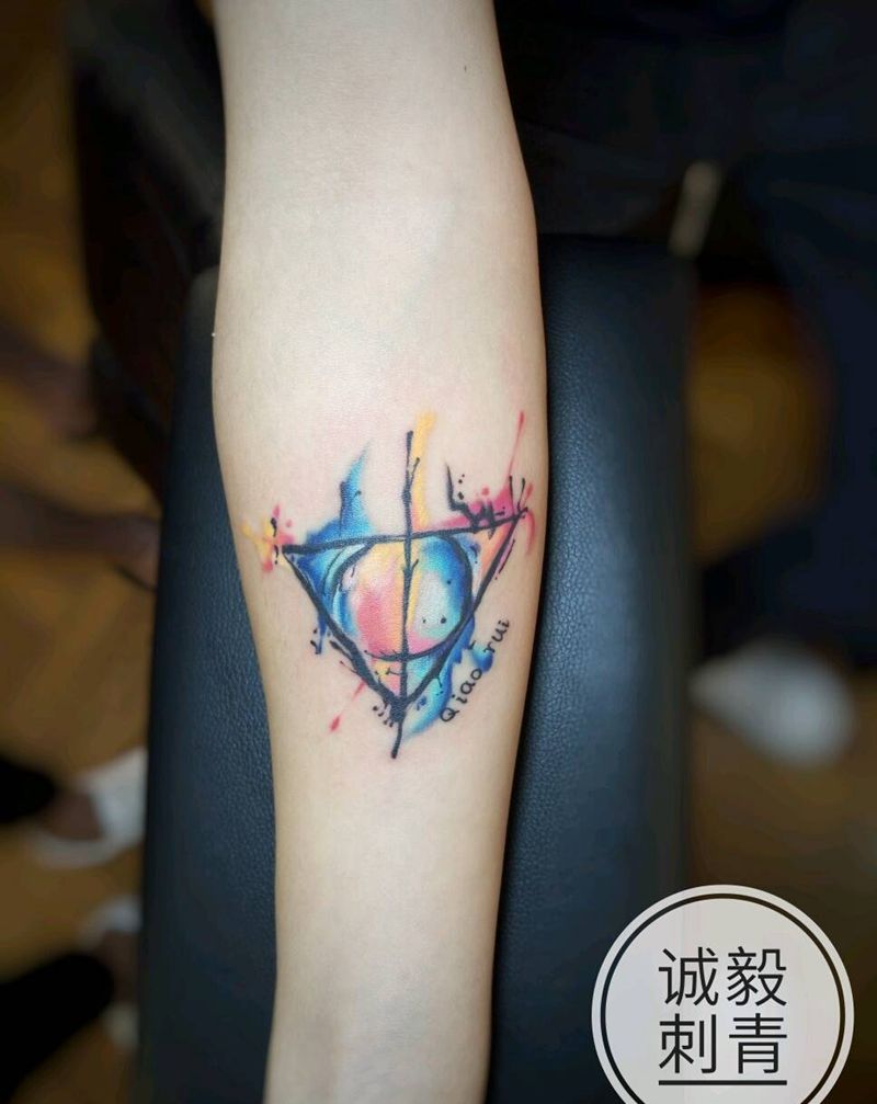 小清新纹身纹身图片_手臂欧美清新几何人物植物静物图腾成品纹身图案