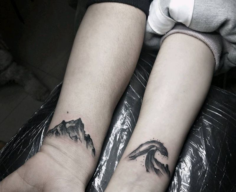 爱如山河纹身图片