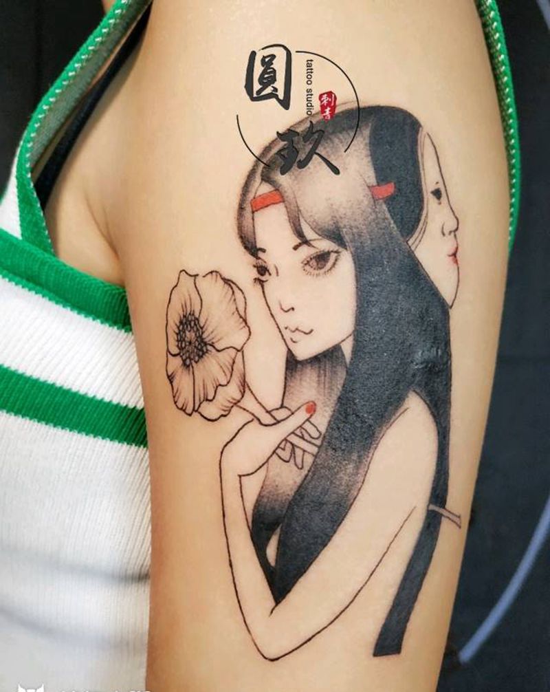 富江系列纹身纹身图片