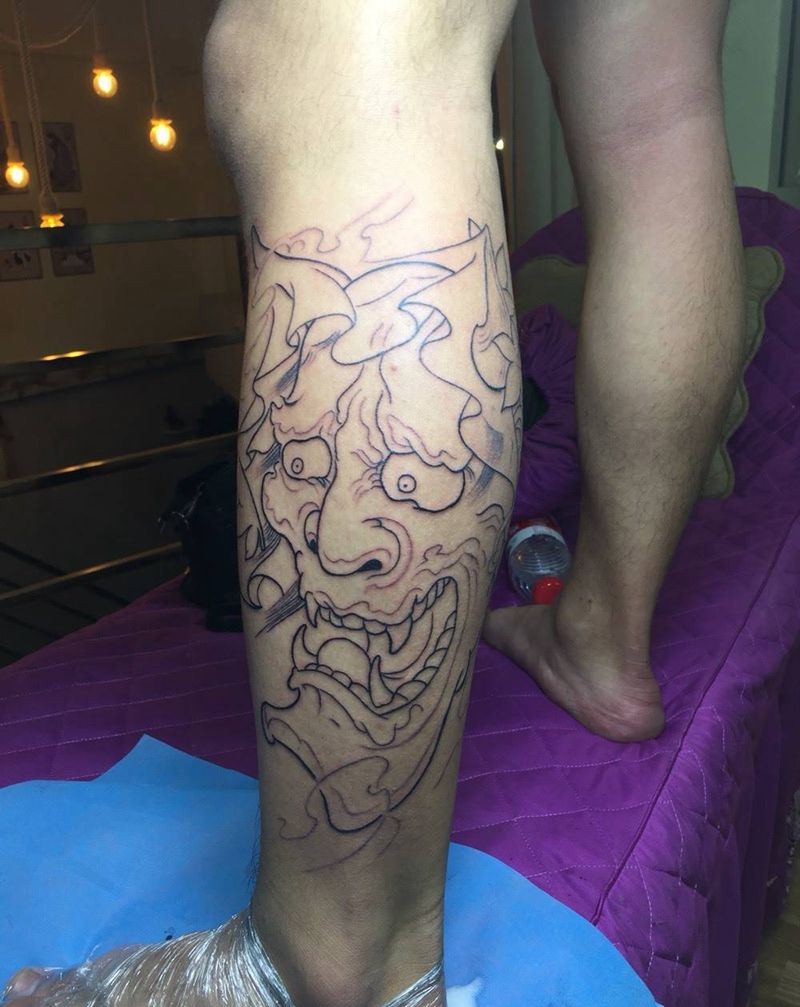 般若半成品纹身图片