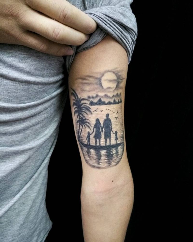 恢复好效果纹身图片_胸部背部手臂腿部欧美写实人物原创纹身图案