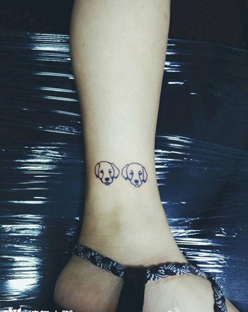 小清新纹身图片_手臂腿部手部脚部欧美清新几何字符动物纹身图案