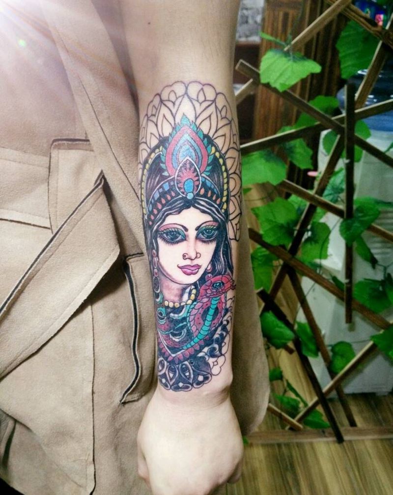 小臂遮盖纹身图片