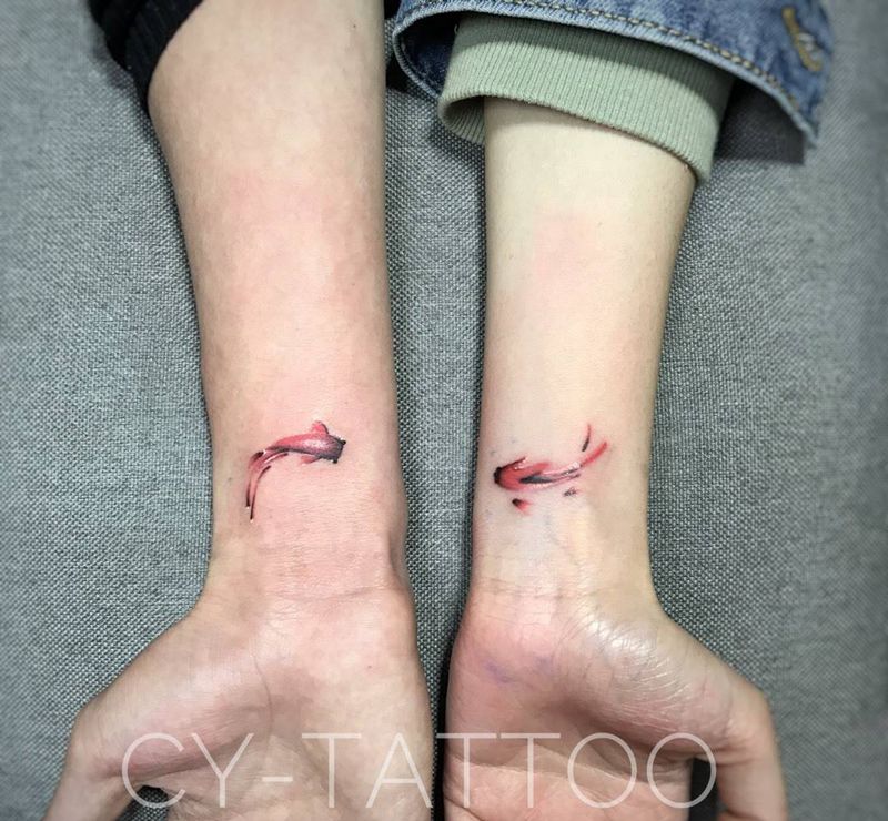 小清新纹身图片_原创几何字符欧美清新传统成品手臂肩部腿部纹身图案