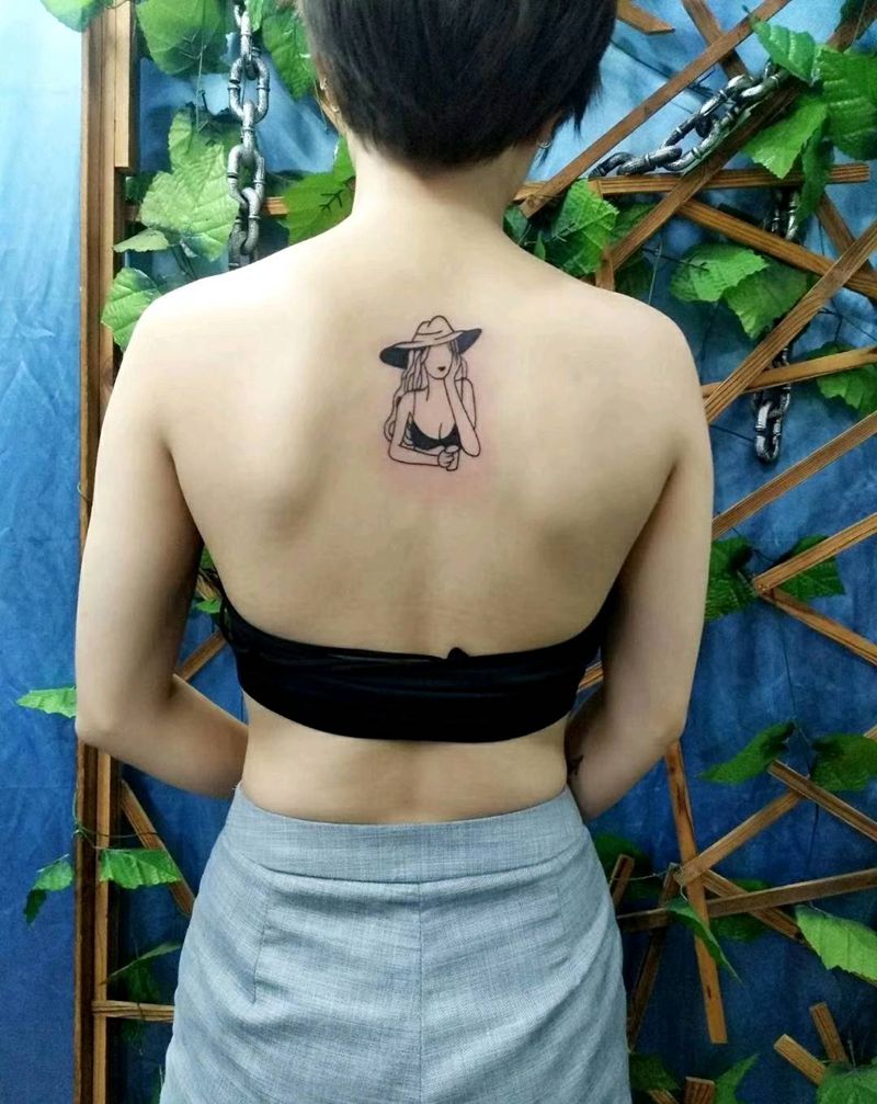 。纹身图片_背部图腾纹身图案