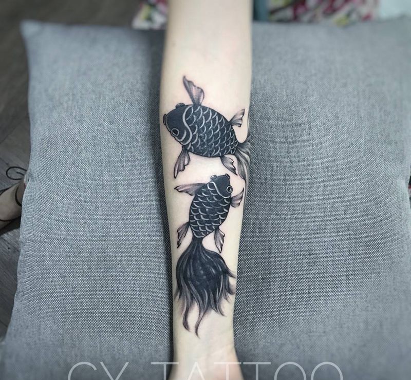 原创设计遮盖旧纹身纹身图片_原创成品手臂国画欧美清新传统动物腿部纹身图案