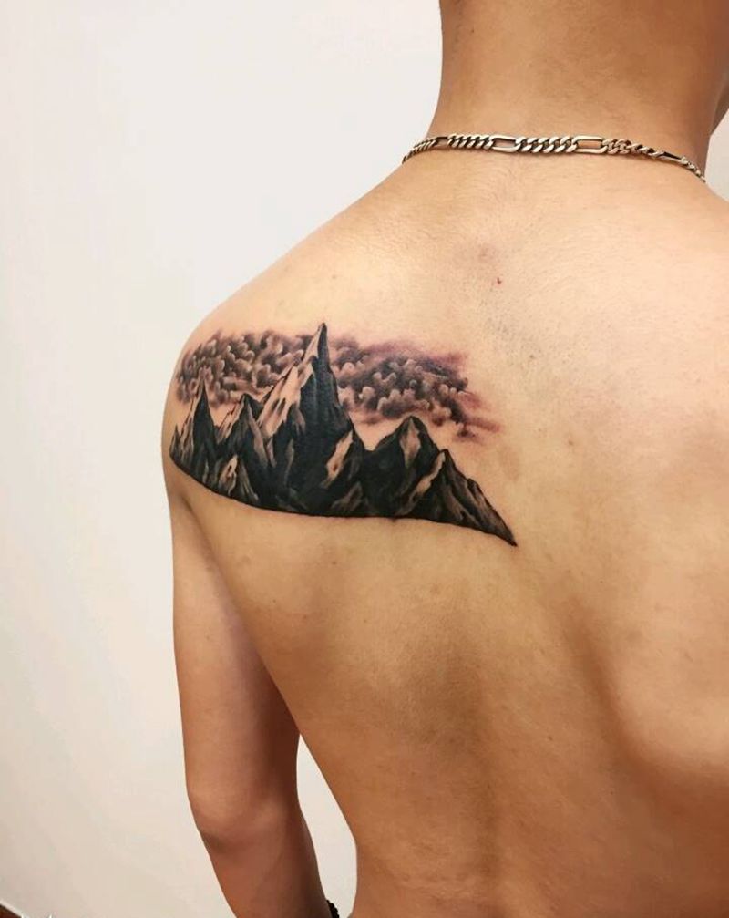 原创设计，完美遮盖旧纹身纹身图片_肩部背部手臂腿部欧美清新写实静物原创成品纹身图案