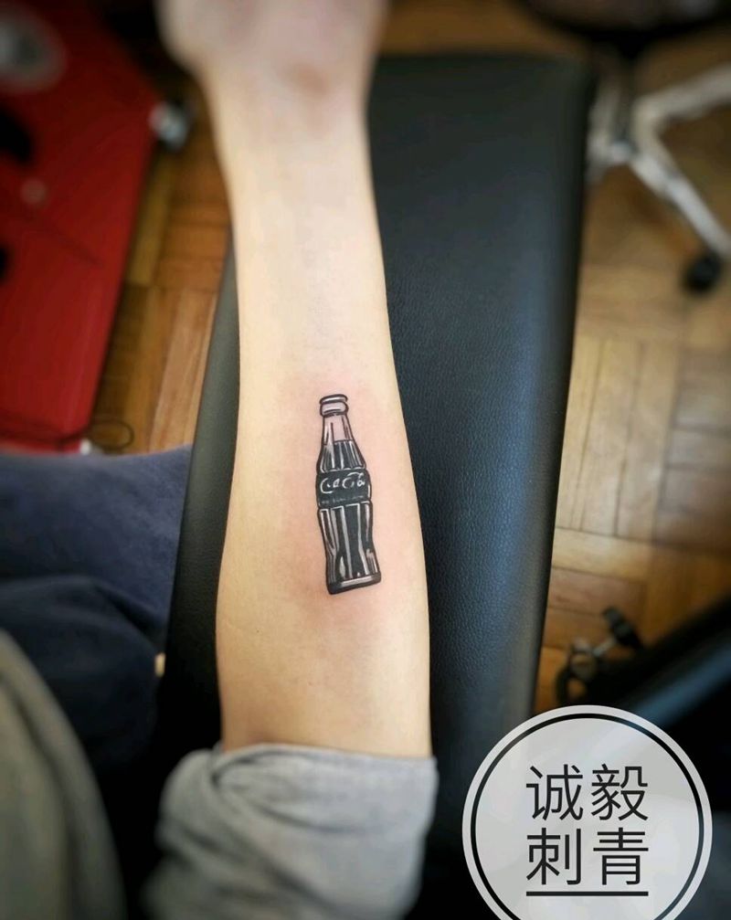 小清新纹身纹身图片_肩部手臂欧美传统清新几何字符动物图腾成品纹身图案