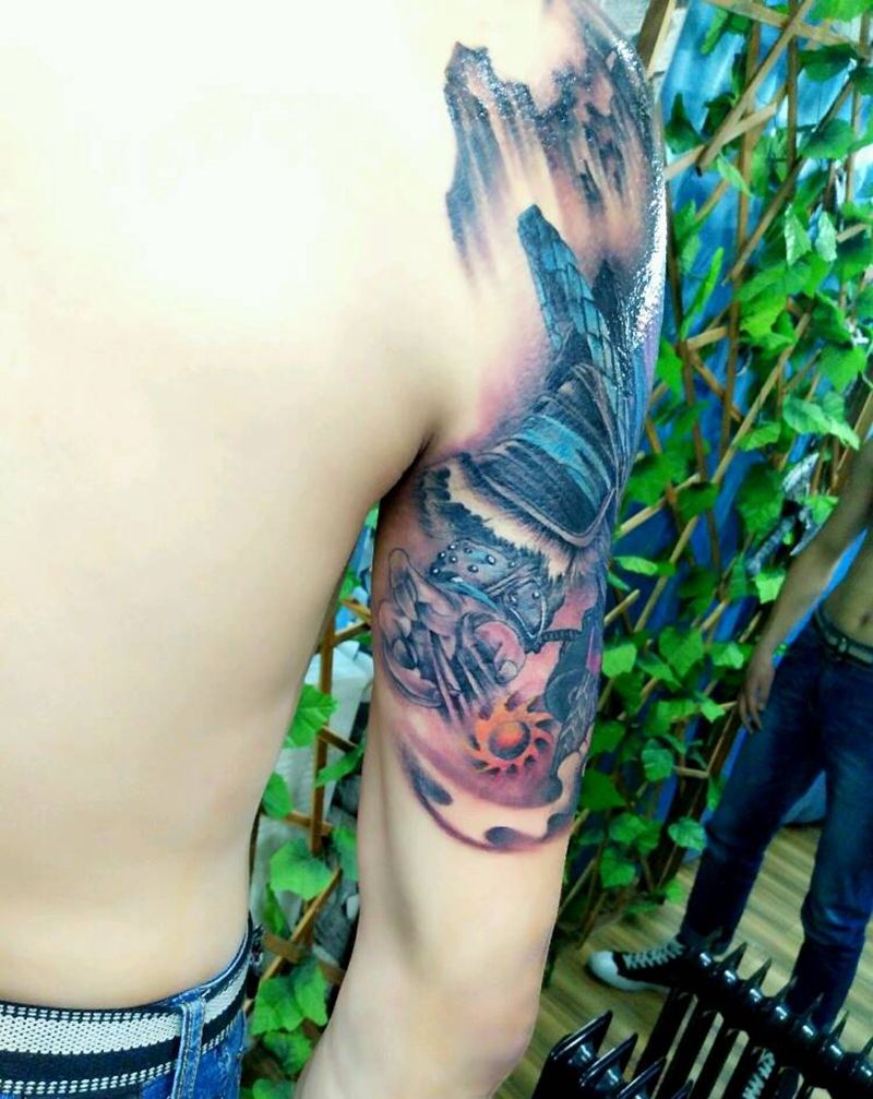 九小时完成纹身图片