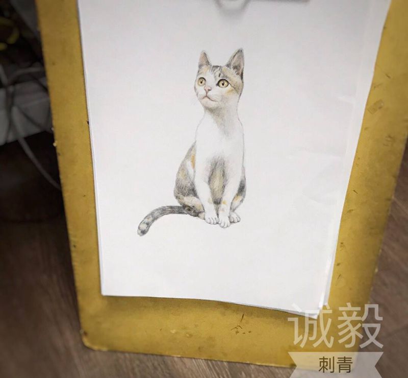 手稿纹身图片_手臂欧美写实纹身图案