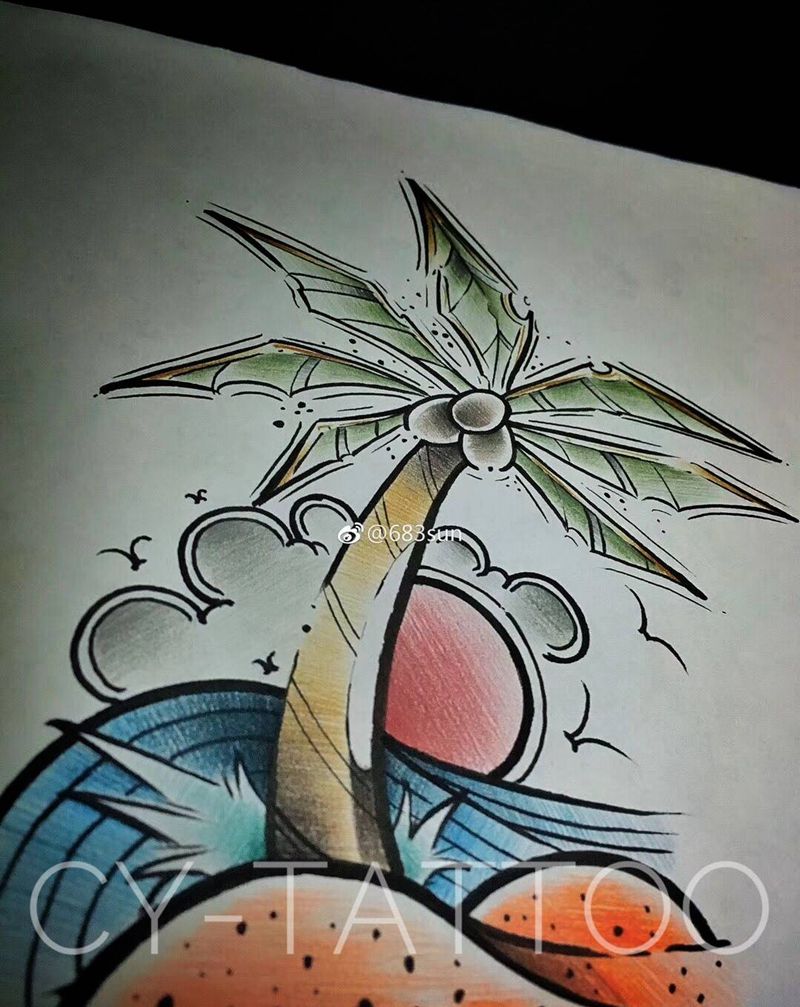 顺师傅手稿纹身图片_手稿插画欧美传统几何字符纹身图案