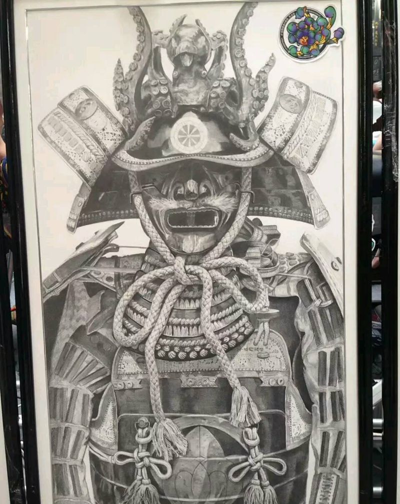 展会上拍的手稿作品纹身图片_手稿插画纹身图案