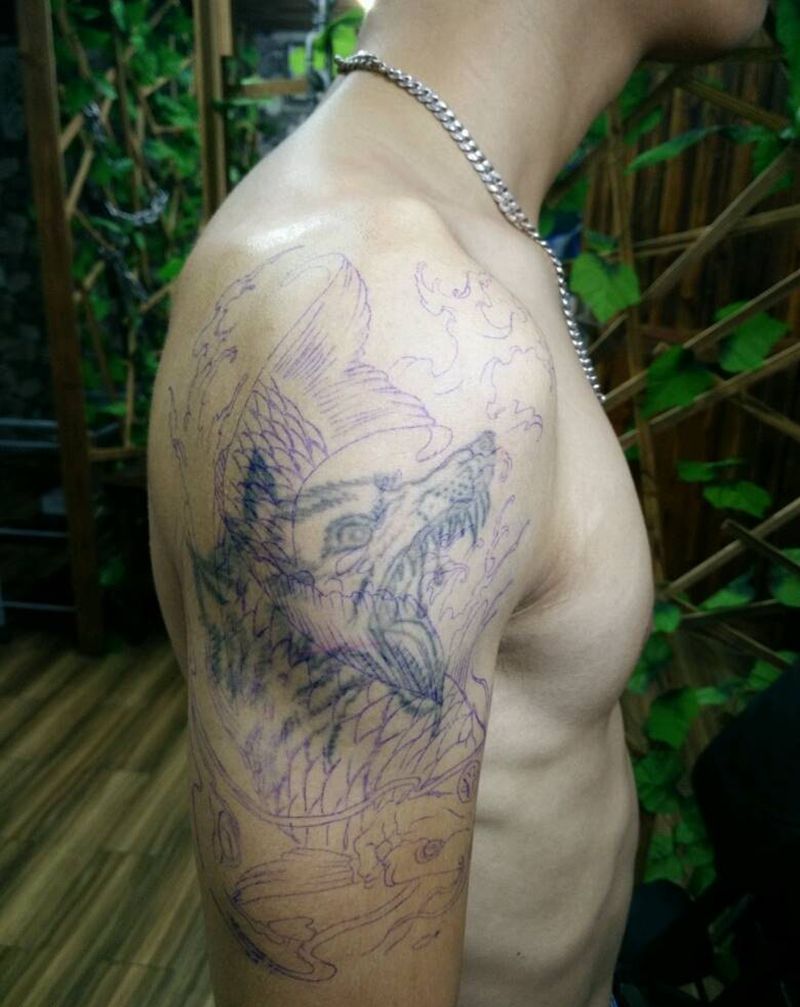 遮盖作品纹身图片