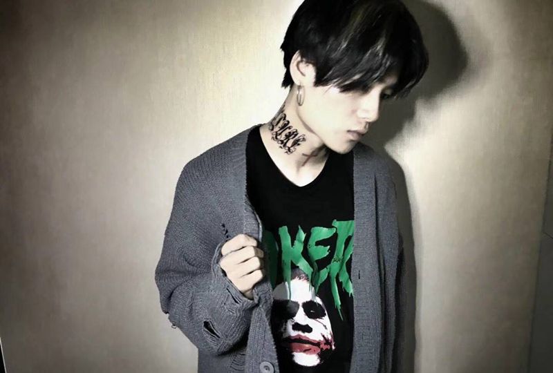 买家秀纹身图片_原创几何字符欧美清新手臂肩部颈部成品背部纹身图案