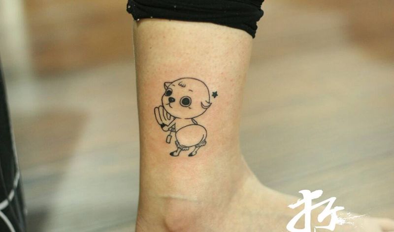 小清新纹身纹身图片_手臂腿部欧美传统清新几何动物人物植物成品纹身图案