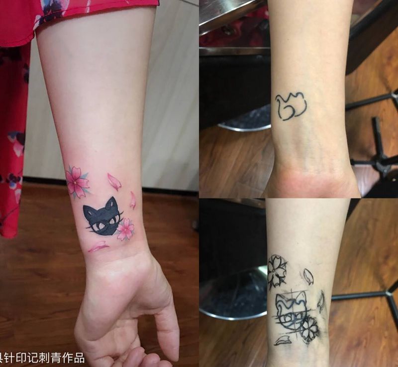 小遮盖纹身图片