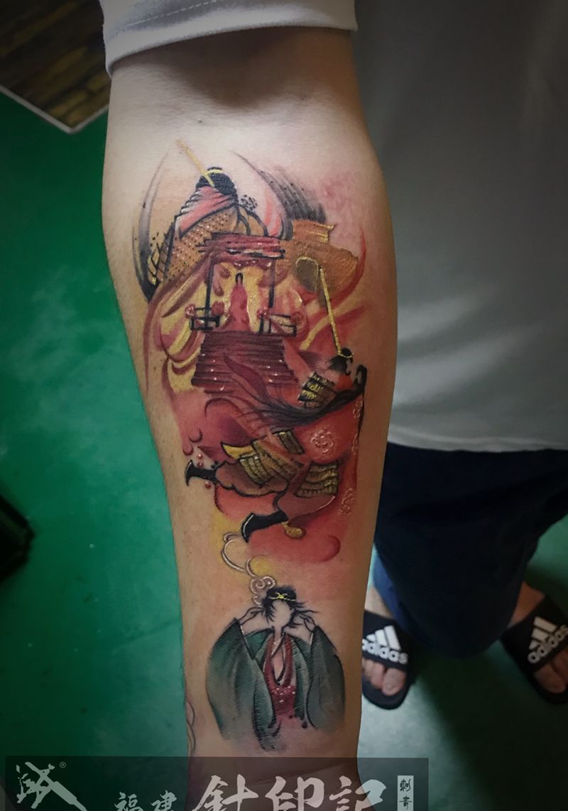 大话西游纹身图片_手臂欧美写实大话西游齐天大圣纹身图案