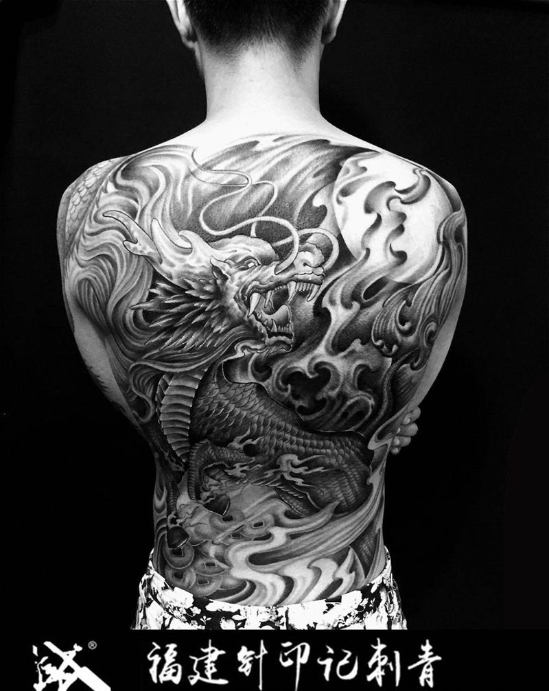 《祥兽》作品纹身图片