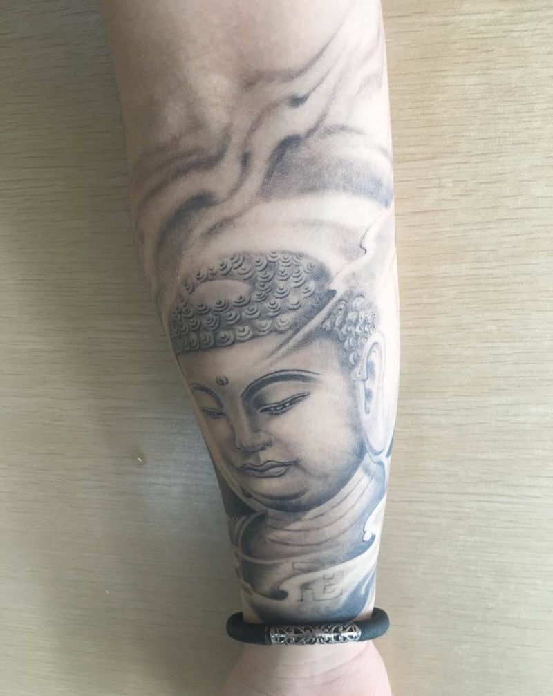 佛纹身图片