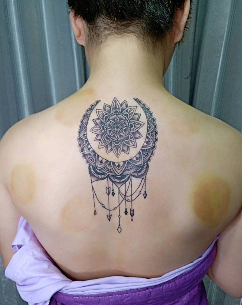 曼陀罗纹身图片