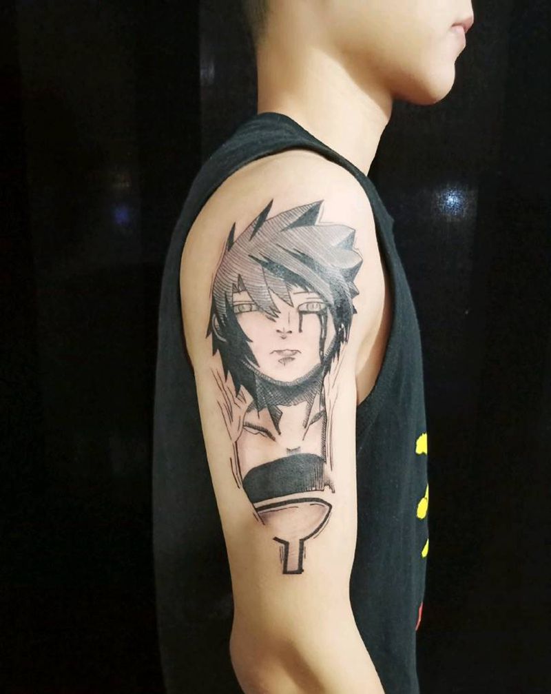 佐助纹身图片_手臂新传统纹身图案