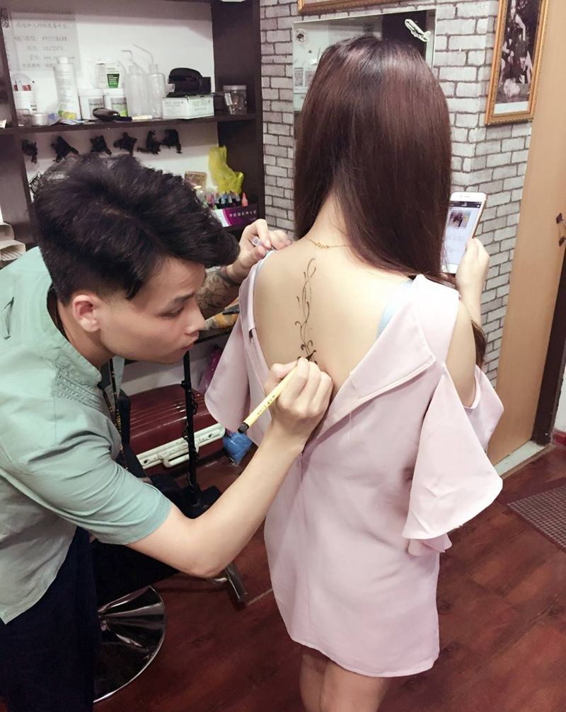 设计前纹身图片