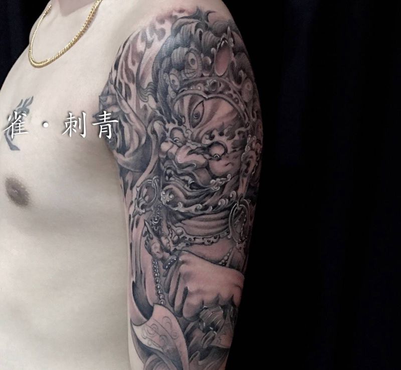 大黑天纹身图片