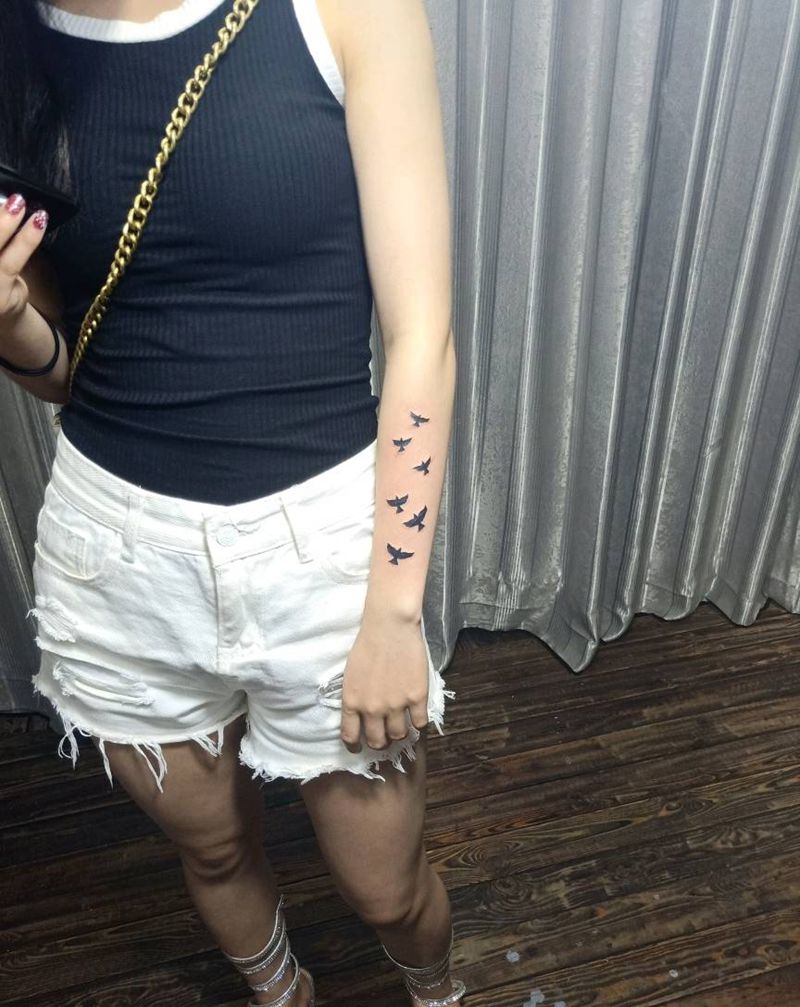 小清新纹身图片