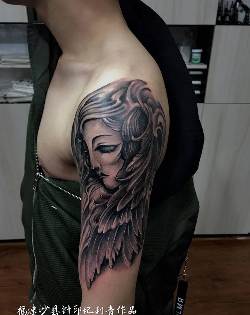 翌纹身图片