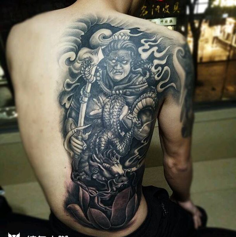 不动尊纹身图片