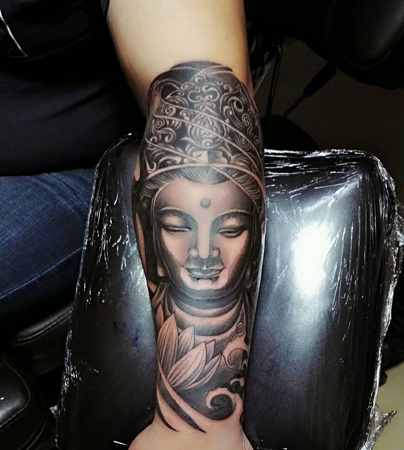 佛纹身图片