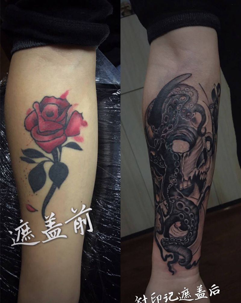 遮盖作品纹身图片