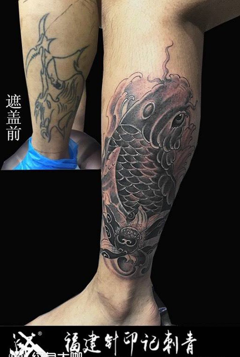 遮盖老纹身纹身图片