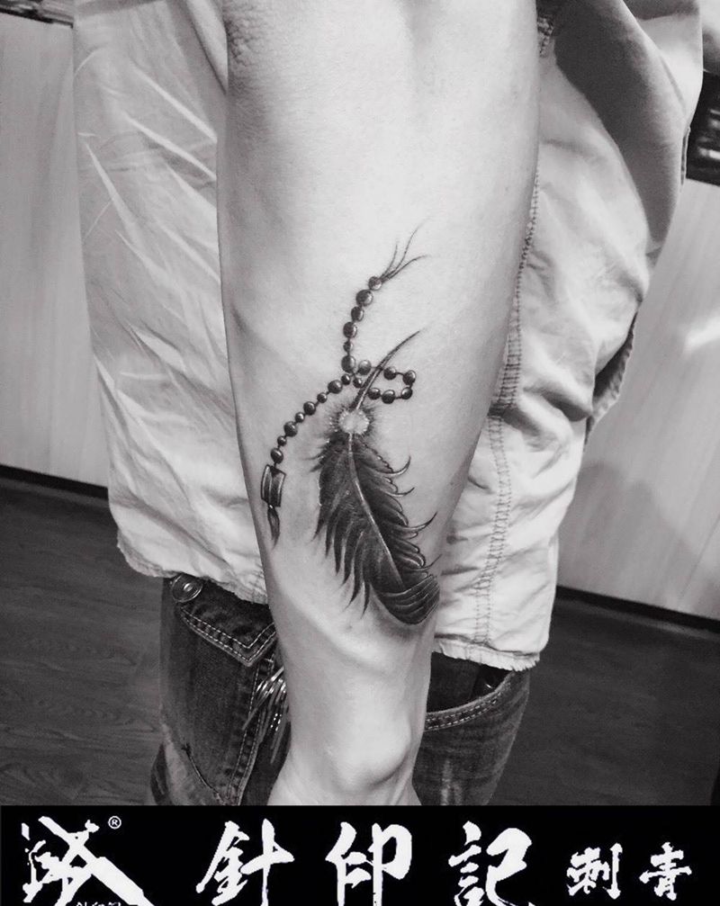 羽毛-疤痕遮盖纹身图片