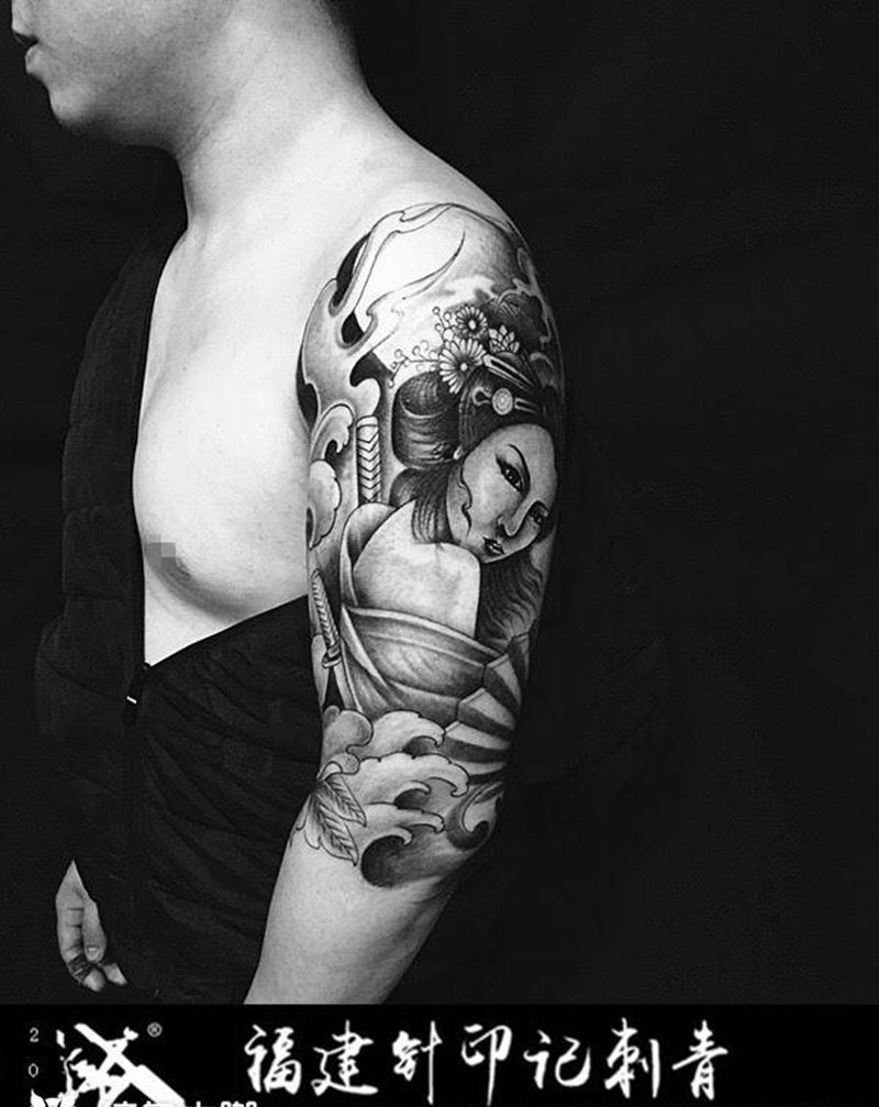 艺妓作品纹身图片